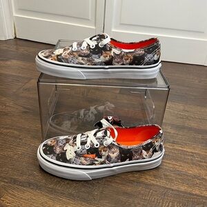 NWT Vans X ASPCA Limited Edition Cat Sneaker Size Men’s 4.5-Womens 6 Multicolor
